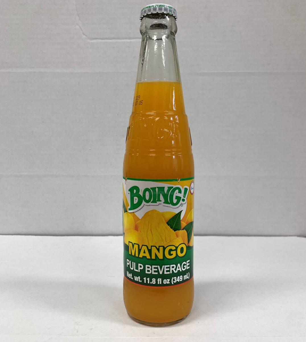 Boing Glass Mango (Glass Bottle) 12oz - Case - 24 Units