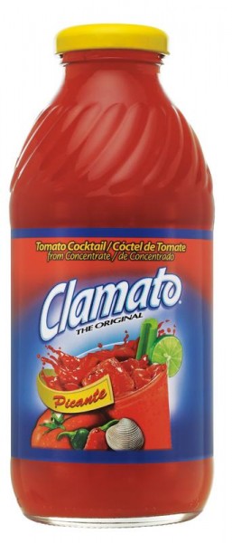 Clamato Picante 12/16oz