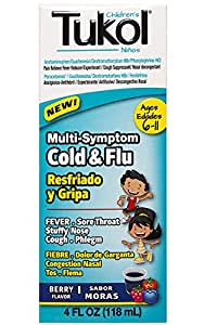 Tukol Cold & Fever Relief 4 oz Mora/ Berries