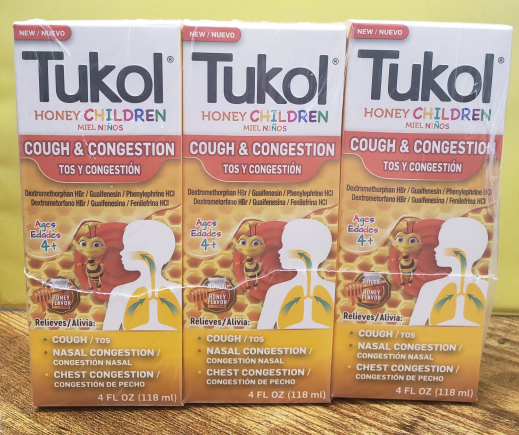 Tukol Honey (Miel) Children Cough & Congestion 4oz (SK)